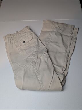 prAna Breathe Convertible Hiking Pants Zip-Off Shorts Khaki Size 10